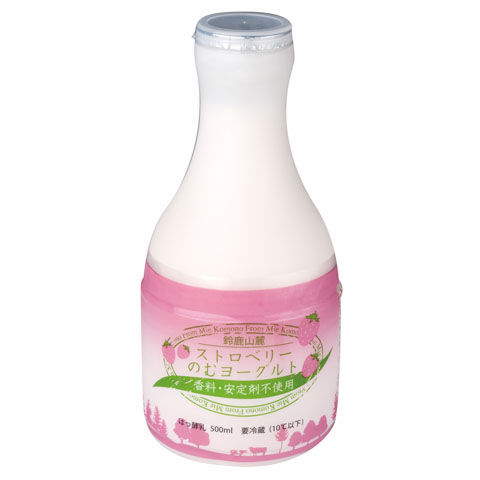 『鈴鹿山麓ストロベリーのむヨーグルト』の商品画像