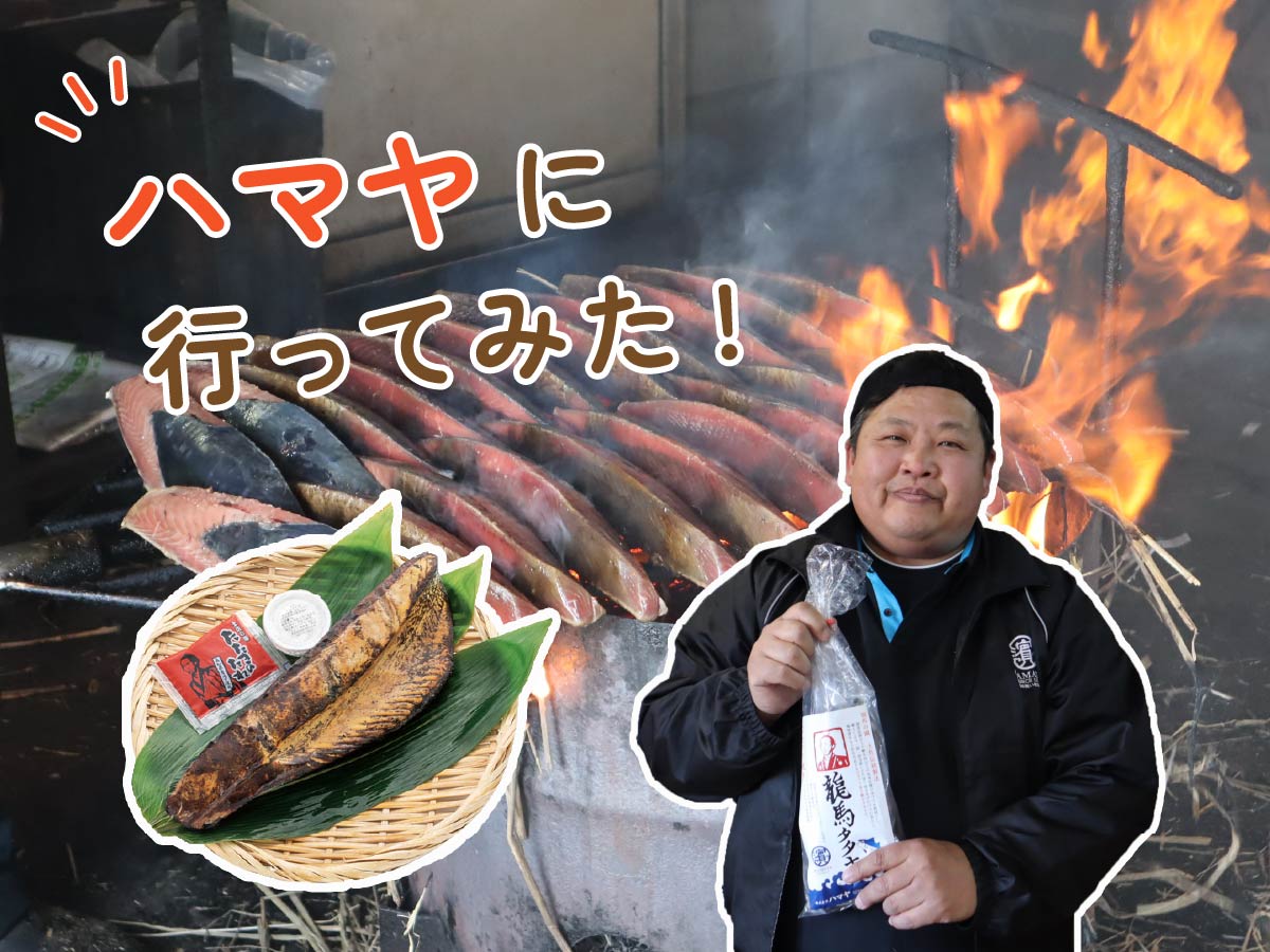 「ハマヤに行ってみた！」というタイトルが書かれた画像