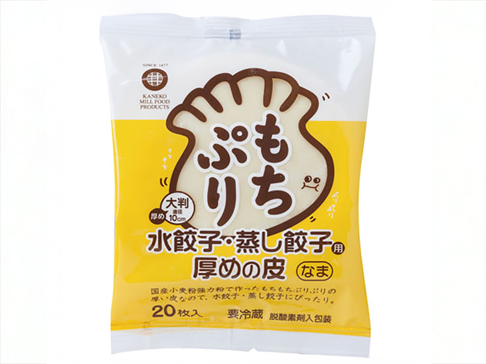 もちぷり餃子の皮の商品パッケージ写真