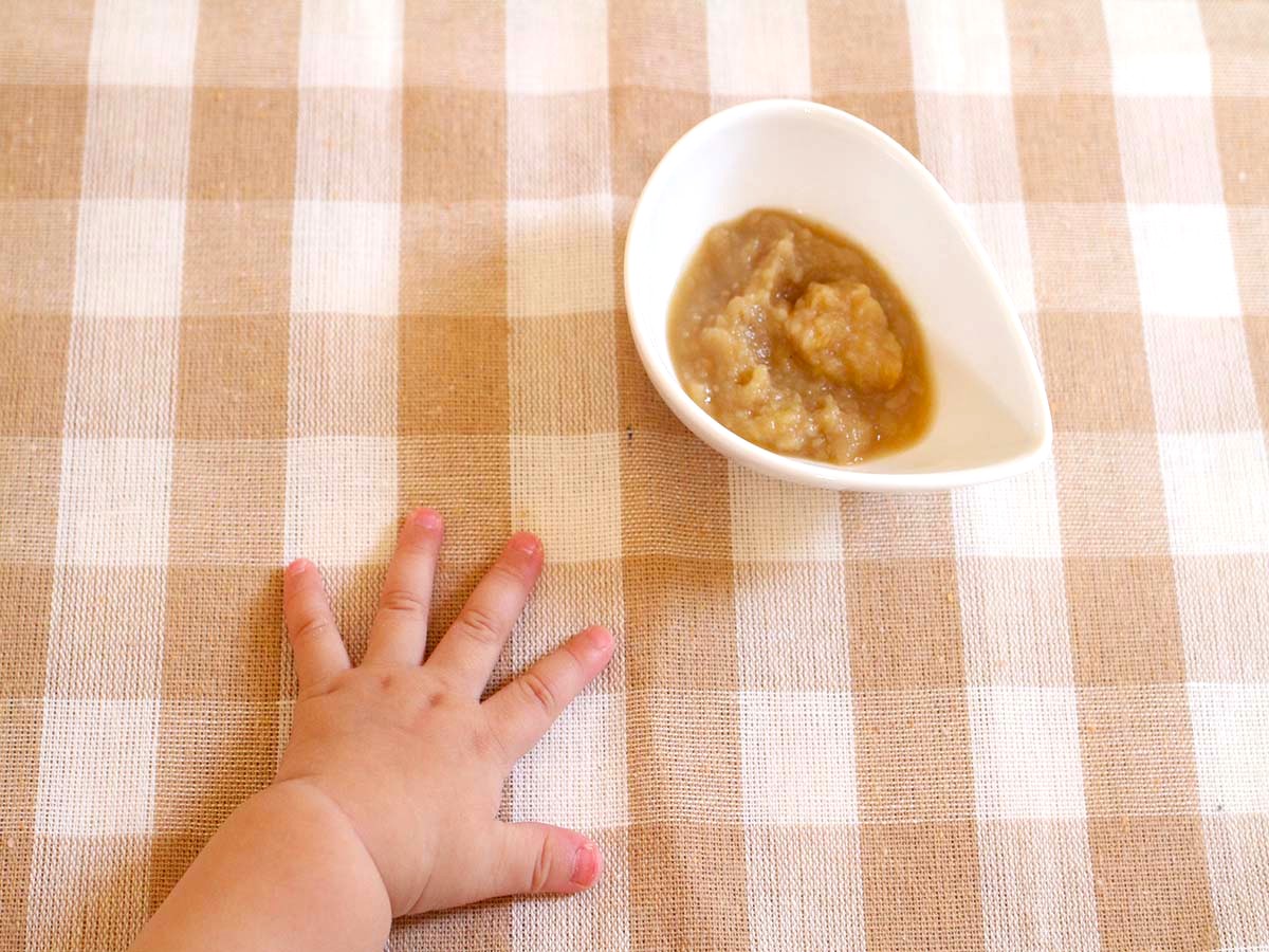 赤ちゃんの手と地球畑有機野菜ペースト