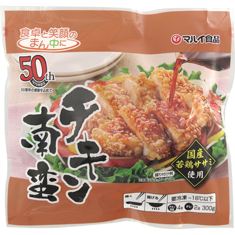 マルイ食品チキン南蛮の包材写真